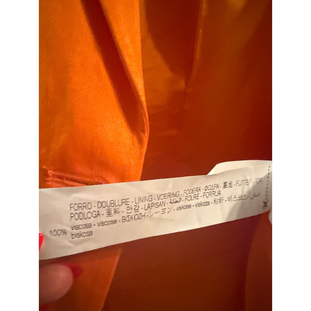 Zara Limited Edition Straight Blazer Jacket With Removable Feathers XL - Picture 5 of 5